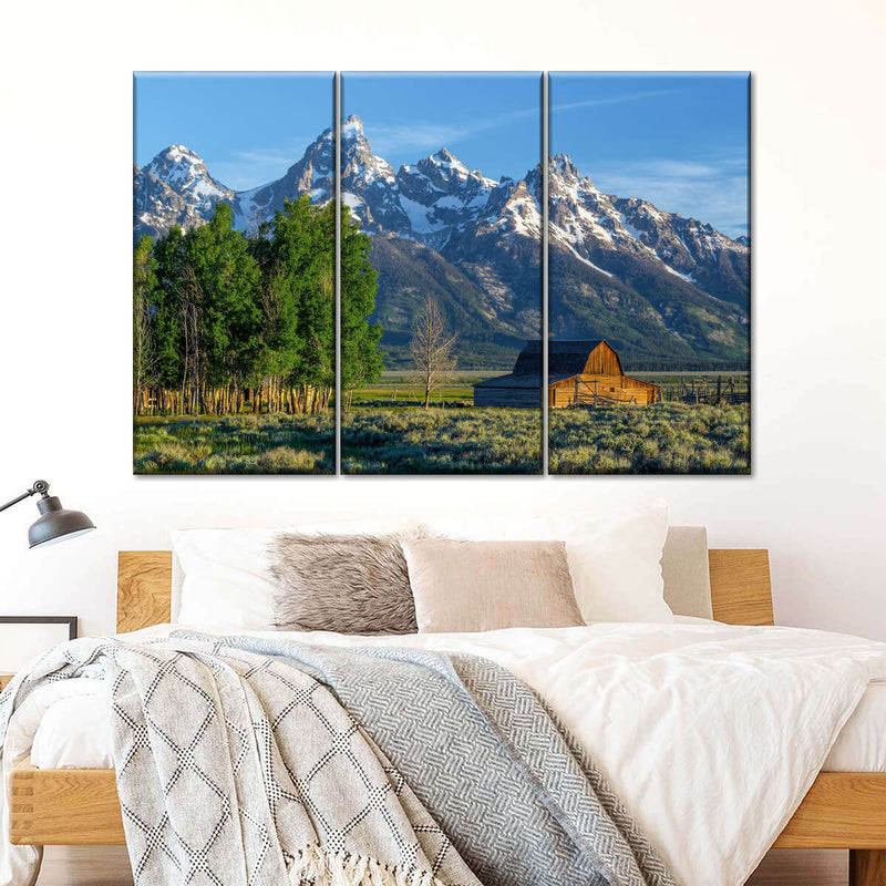 Grand Teton Mountains Barn Wall Art