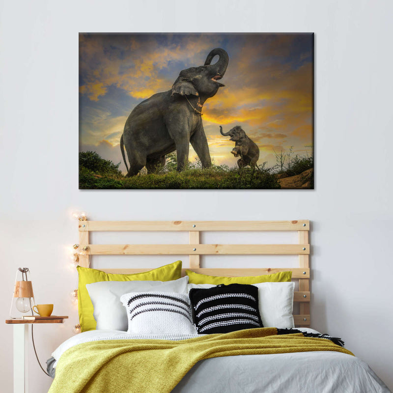 Elephant Herd Call Wall Art