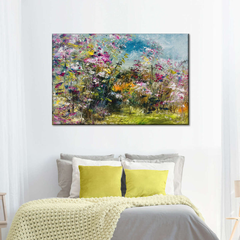 Abstract Wildflower Wall Art