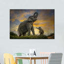 Elephant Herd Call Wall Art