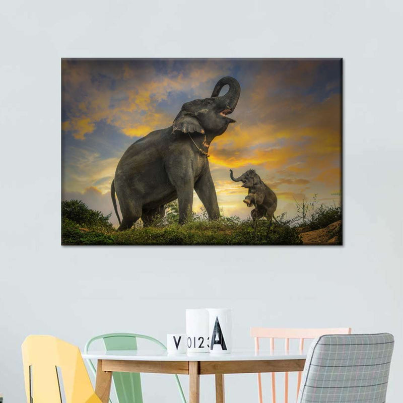 Elephant Herd Call Wall Art