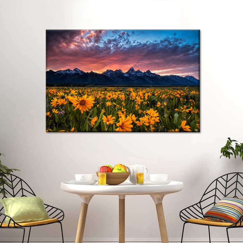 Grand Teton Wildflowers Wall Art