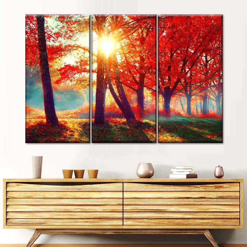 Ethereal Fall Landscape Wall Art