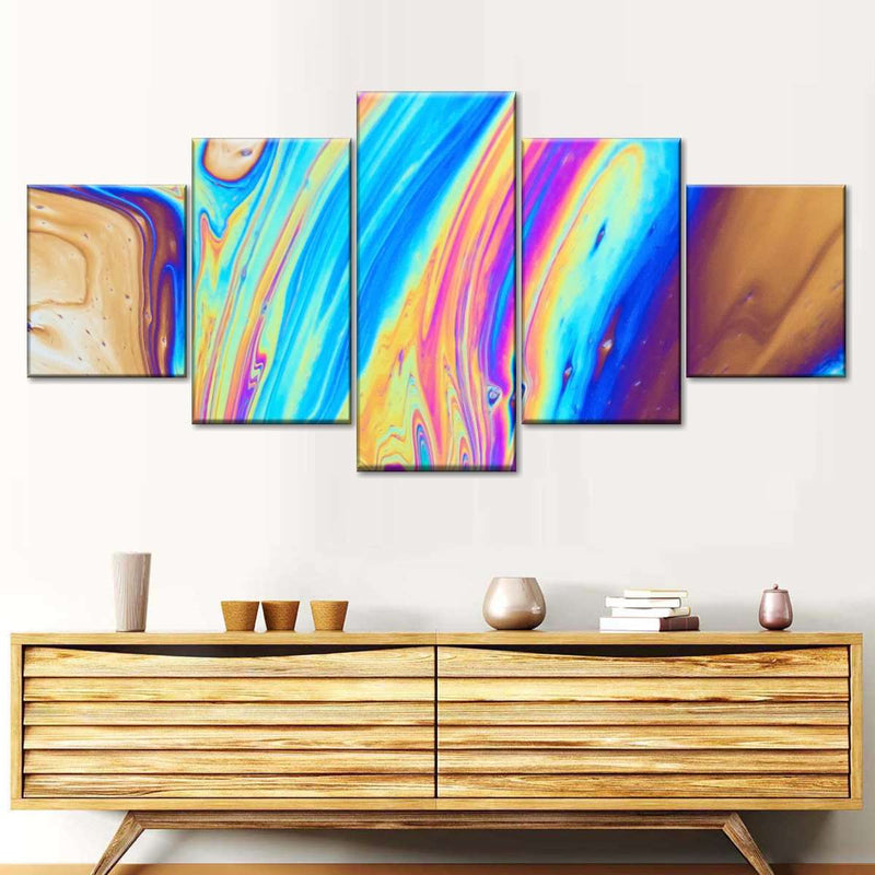 Oil And Water Abstract Wall Art