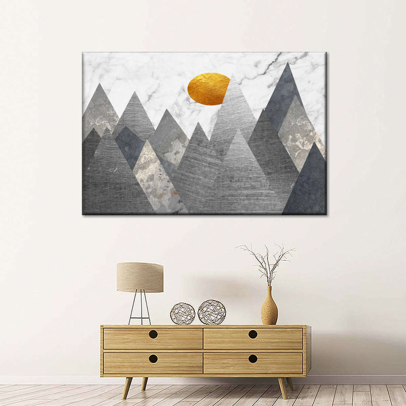 Geometric Himalayan Mountains Wall Art