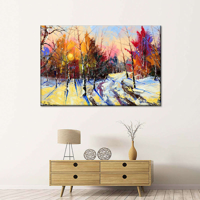 Snowy Forest Wall Art