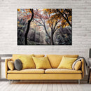 Forest Sun Rays Wall Art