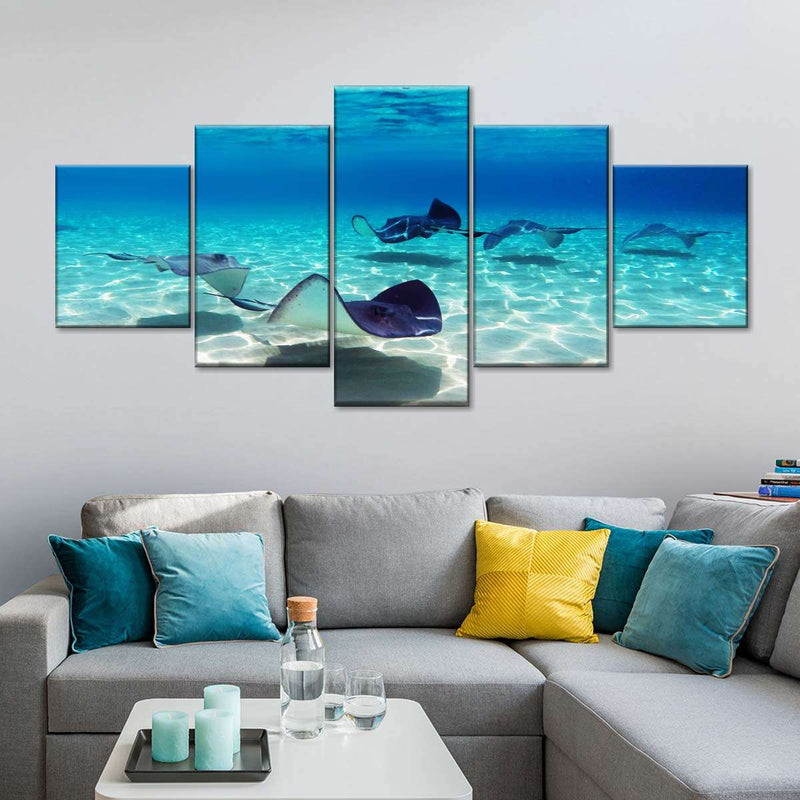 Grand Cayman Stingrays Wall Art