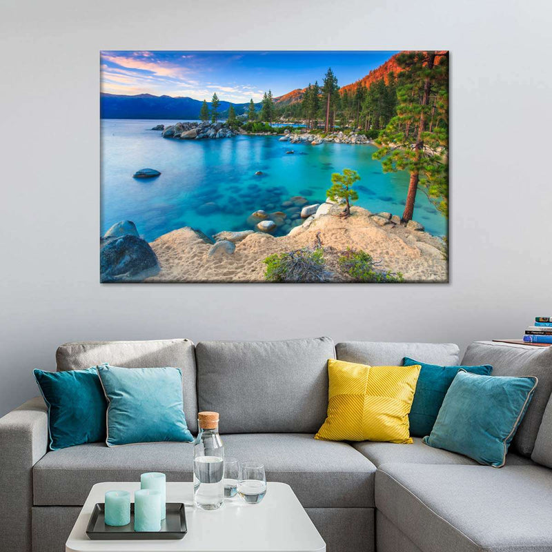 Lake Tahoe Sand Harbor Scene Wall Art