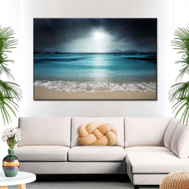 La Digue Island Evening Sky Wall Art