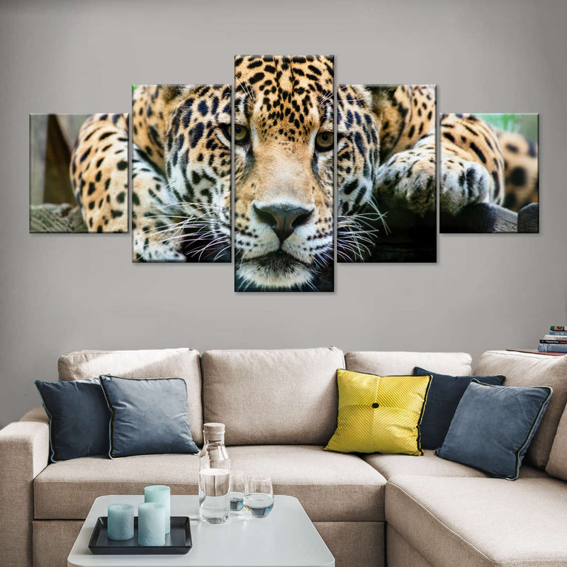 Lazy Leopard Wall Art