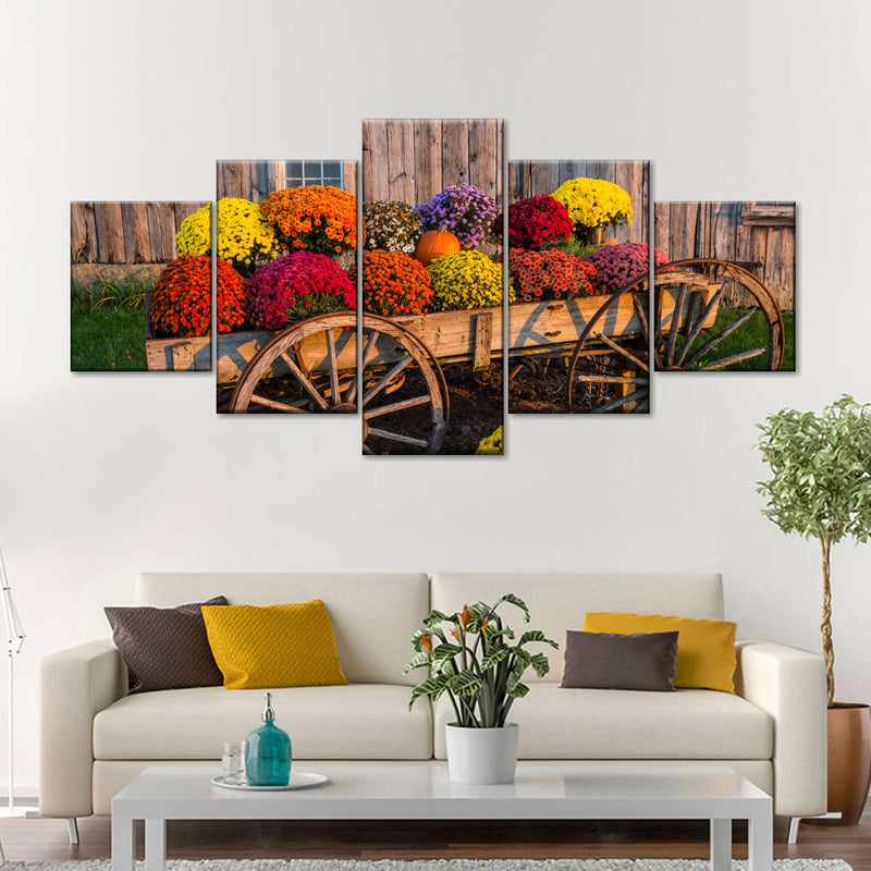 Flower Vending Stall Wall Art