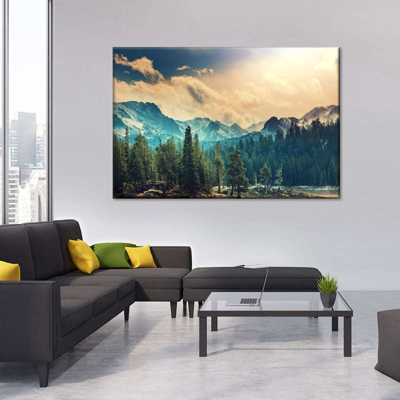 Sierra Nevada Mountainscape Wall Art