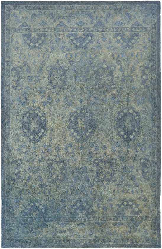 Didier Traditional Aqua Area Rug