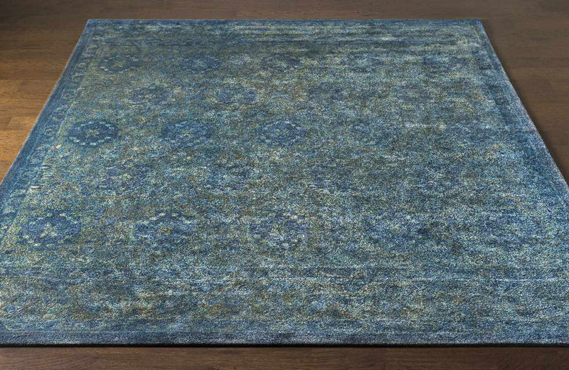 Didier Traditional Aqua Area Rug