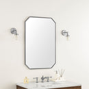 James Martin Rohe 24" Mirror, Satin Nickel