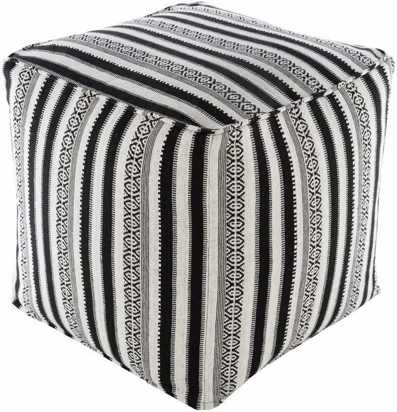 Prigglitz Black Pouf