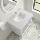 James Martin Myrrin 30" Single Bathroom Vanity, Bright White