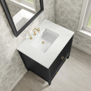 James Martin Myrrin 30" Single Bathroom Vanity, Carbon Oak