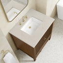 James Martin Myrrin 30" Single Bathroom Vanity, Mid-Century Walnut