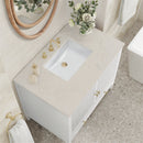 James Martin Myrrin 36" Single Bathroom Vanity, Bright White