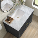 James Martin Myrrin 36" Single Bathroom Vanity, Carbon Oak