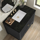 James Martin Myrrin 36" Single Bathroom Vanity, Carbon Oak