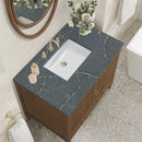 James Martin Myrrin 36" Single Bathroom Vanity, Mid-Century Walnut