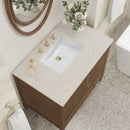 James Martin Myrrin 36" Single Bathroom Vanity, Mid-Century Walnut