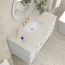 James Martin Myrrin 48" Single Bathroom Vanity, Bright White