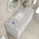 James Martin Myrrin 48" Single Bathroom Vanity, Bright White