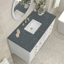 James Martin Myrrin 48" Single Bathroom Vanity, Bright White