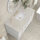 James Martin Myrrin 48" Single Bathroom Vanity, Bright White
