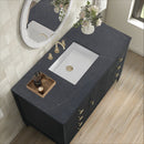 James Martin Myrrin 48" Single Bathroom Vanity, Carbon Oak