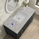 James Martin Myrrin 48" Single Bathroom Vanity, Carbon Oak