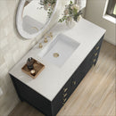 James Martin Myrrin 48" Single Bathroom Vanity, Carbon Oak