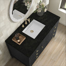 James Martin Myrrin 48" Single Bathroom Vanity, Carbon Oak