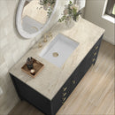 James Martin Myrrin 48" Single Bathroom Vanity, Carbon Oak