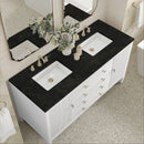 James Martin Myrrin 60" Double Bathroom Vanity, Bright White