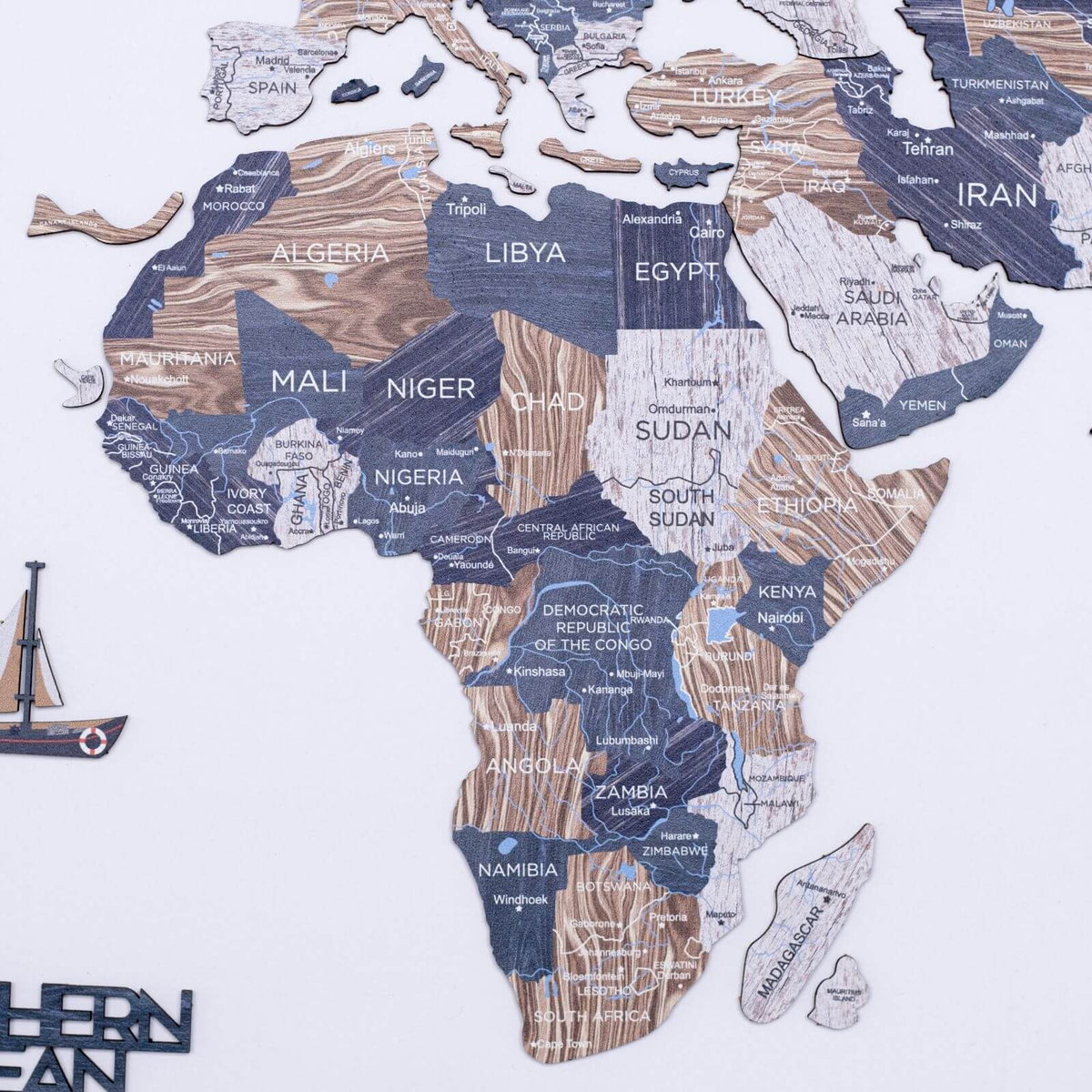 2D Wooden World Map Mystery, photo 5 of 10