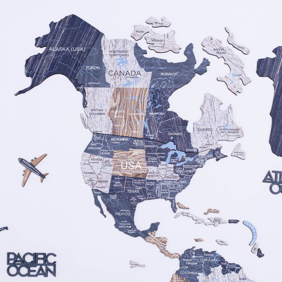 2D Wooden World Map Mystery, photo 8 of 10