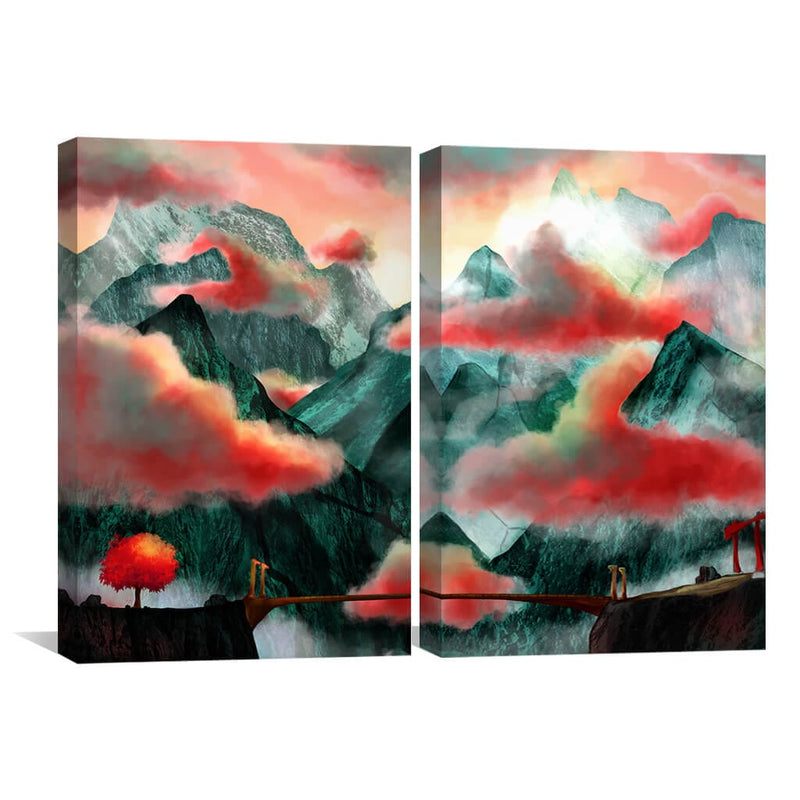 Mystic Temple Canvas