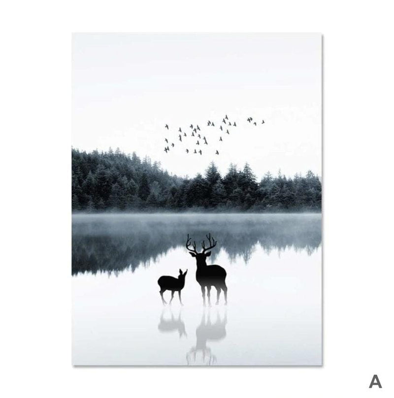 Mystical Lake Canvas