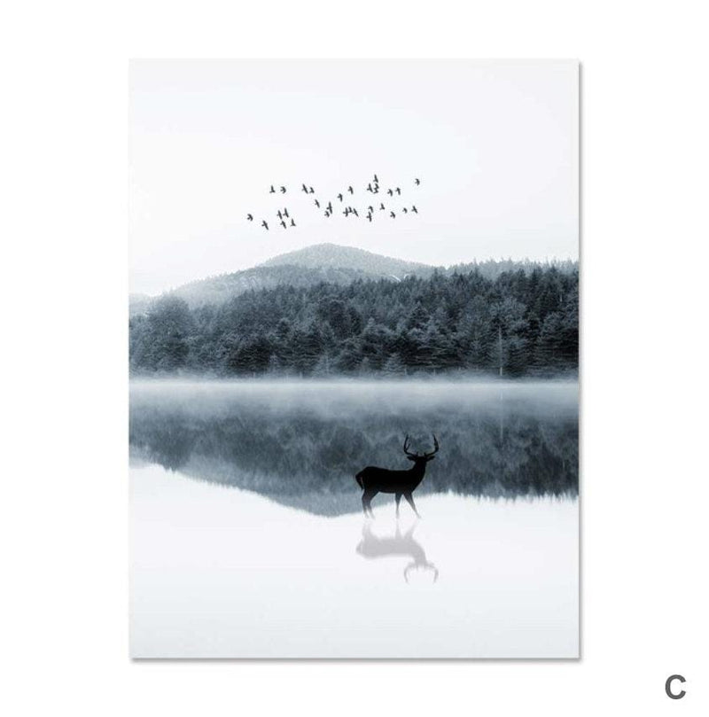 Mystical Lake Canvas