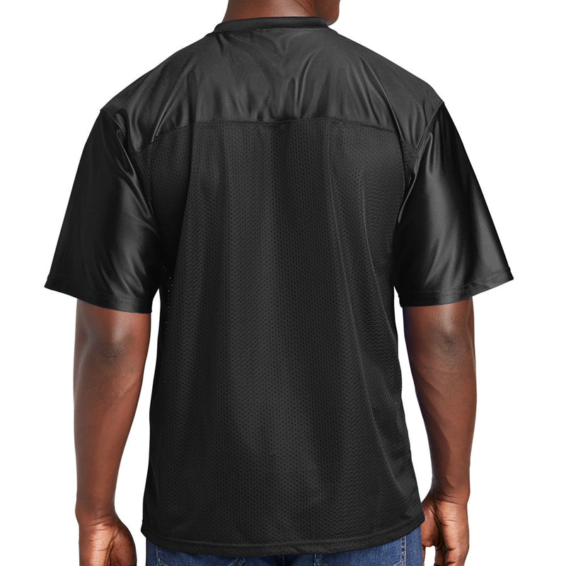 Men's Big Size PosiCharge Replica Jersey Mesh T-Shirt