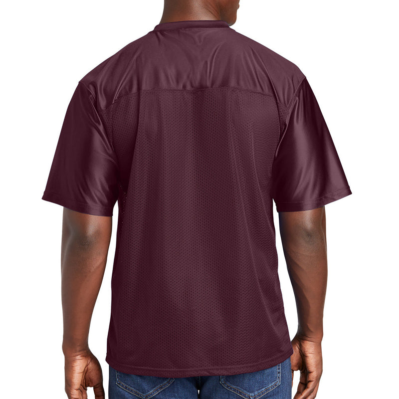 Men's Big Size PosiCharge Replica Jersey Mesh T-Shirt