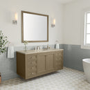 James Martin Chicago 60" Single Bathroom Vanity, Walnut Whisper