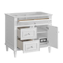 James Martin Lorelai 36" Single Bathroom Vanity, Bright White