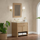 James Martin Solene 36" Single Bathroom Vanity, Seaside Oak