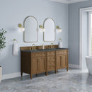 James Martin Brittany 72" Double Bathroom Vanity, Pecan
